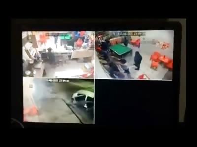 Police Line Up 3 Men Against a Wall and Execute them in a Bar 