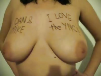 YNC Gore Girls: This Girl LOVES the YNC and...oh yea...has a Great Rack  