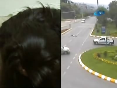 Guardian Angel saves Girl from Death....She Walks Away from this Horrific Accident 