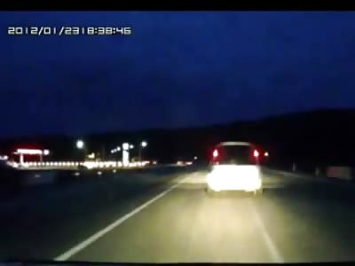Absolutly Brutal Head on Collision Caused by Drunk Driver