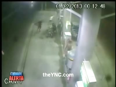 Brutal Execution Style Slaying of Man at a Gas Station...Chased Around Shot in Back Multiple Times