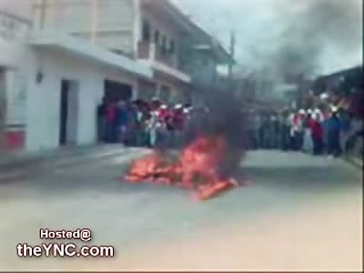 Accused MS-13 Gang Member Lynched and Burned Alive in Guatamala