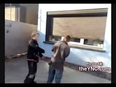 Young Russian Gangster Humiliates a Kid that Owes him Money