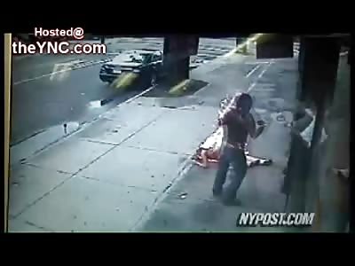 AMAZING: Full RAW Video: Jeolous Girlfriend Sets Herself and her Ex Boyfriend on Fire outside of Deli