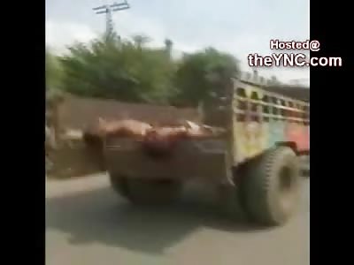 SPECIAL UPDATE: Brutal Aftermath.. Transporting and Hanging the corpses of 2 Men Beaten to Death in Pakistan (Watch Full Video)