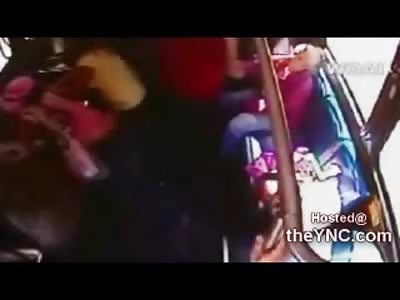 Baaad Mother Brawls with another Mom while her Infant Baby is Strapped to her Chest