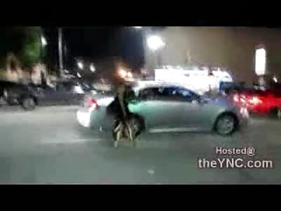 LMFAO: Club Girl Gets Dragged down the Street By Car