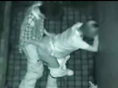 Guy Catches Teen Fucking Hooker in an Alley ....LOLOL