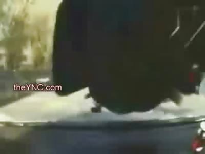 Dashcam Killer Resurfaces...Schoolgirl Victim Blasted in the Street (Watch Slow Motion)