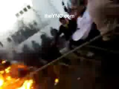 Short Video of Self Immolation in Morocco