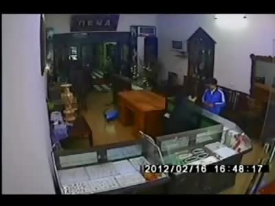 Female Gold Shop Owner has Throat Sliced by Bandit Robbing her Store..Left to Die in her Own Blood