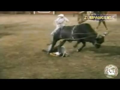 Bull kills Man Instantly with one Hoof to the Head