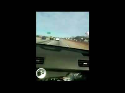 Drunk Drive ends up where He belongs on the Highway..Watch Full Video