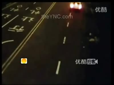 Five Oblivious Girls Hit in the Middle of a Busy Expressway