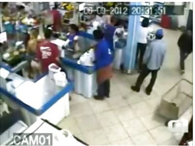 Man Executed Point Blank inside of a Busy Supermarket While Cashing out