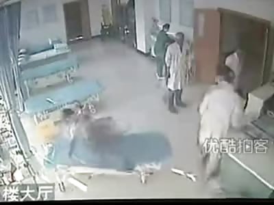 GOTCHA!! Hospital Patient said to be in a Coma Jumps From Bed and Attacks Hospital Staff and Doctors