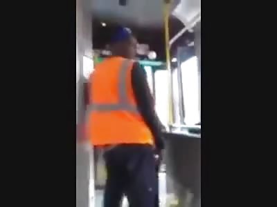 Pissed Off Bus Driver Brutally Uppercuts Unruly Female Passenger and Throws her off the Bus