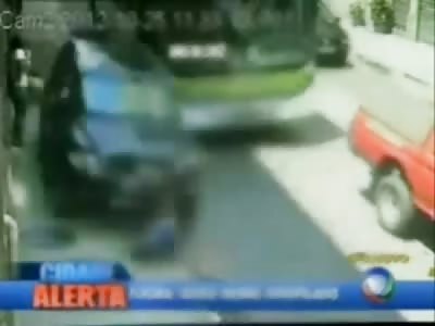 Man Fatally Struck when SUV Drives on the Sidewalk Like an Asshole