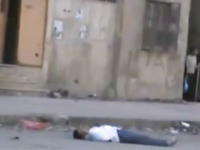 Sniper Trap: Man Trying to Rescue his Friend from the Street is Shot Down by Sniper