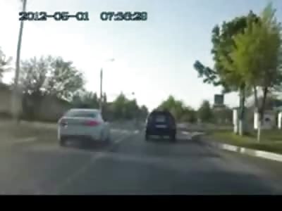 Absolutely Horrifying Video...White Car Fatally Strikes then Drags Kid, Then Speeds Off 