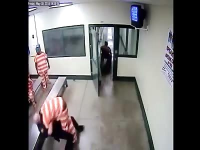  Inmate Assaults Deputy After Being Pepper Sprayed  