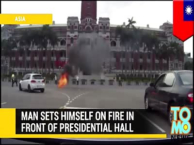 SELF-IMMOLATION: MAN SETS SELF ON FIRE